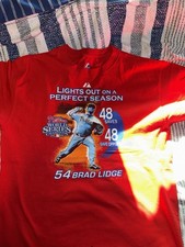 Philadelphia Phillies Brad Lidge 2008 Majestic Shirt Size Large