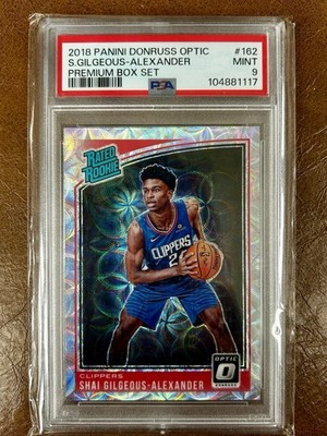 2018-19 Donruss Optic -Rated Rookie Shai Gilgeous-Alexander #162 Prizm /249 (RC)