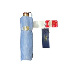 Ralph Lauren Women Fashion Accessories Polo Folding Umbrella Light Blue Luxury L