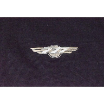 VTG T-Shirt Belton Designer Knits Size M 90s 777 Wings Logo Textured Made USA