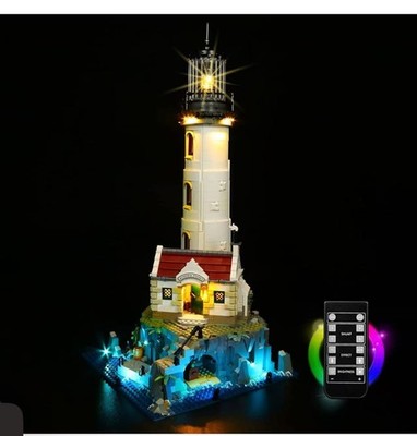 VONADO Led Light Kit Compatible with Lego Motorized Lighthouse 21335(No Model),D