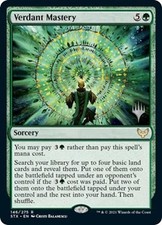 Verdant Mastery -Foil Light Play MTG Promo Pack: Strixhaven