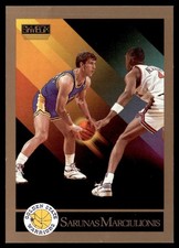 1990-91 SkyBox Sarunas Marciulionis Rookie Golden State Warriors #97