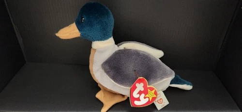 Ty Jake the Mallard Duck Beanie Baby 1998 Retired MINT w/tags vintage plush