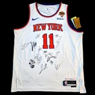 2025-26 New York Knicks Team Signed Autographed Nike Jersey NBA Finals Proof