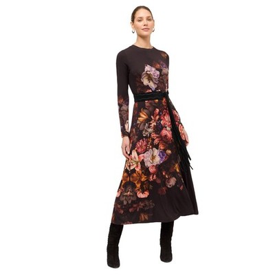 Johnny Was The Janie Favorite Midi Dress - Beckett Blooms - XL