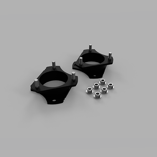 Traxda 106010 2.75" Powder Coated Front Lift Kit for 2003-2019 Ford Expedition - Picture 5 of 5