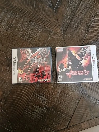 Resident Evil: Deadly Silence And Mercearies  Nintendo DS  Both Complete