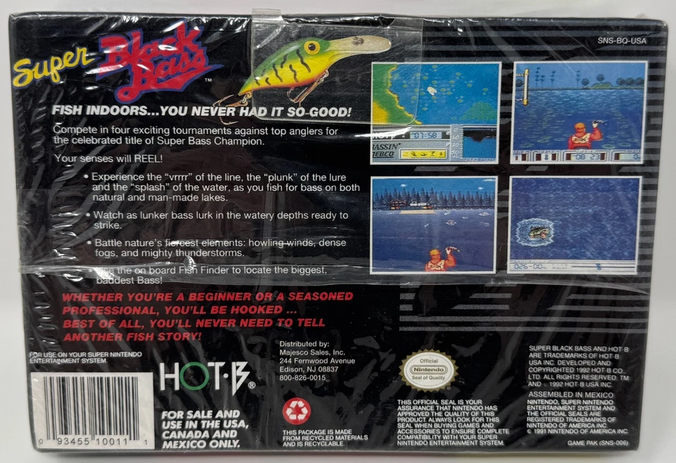 Super Black Bass SNES Super Nintendo 1992 - Image 2 of 4