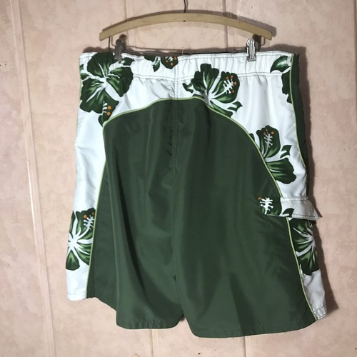 Men’s Arizona Hawaiian Floral DesignSwim Trunks XL With Pocket - Picture 5 of 10