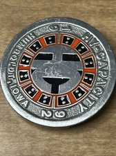 1992 HC Hy Capacity Humboldt Iowa Belt Buckle Red Black Limited Ed Farm