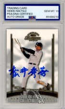 Hideki Matsui 2003 Timeless Signatures Kanji Auto Rookie Card 33 /900 PSA/DNA 10