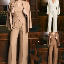 Business Women's Suits 3Pcs Modern Prom Party Jacket Fashion Ladies Outfits