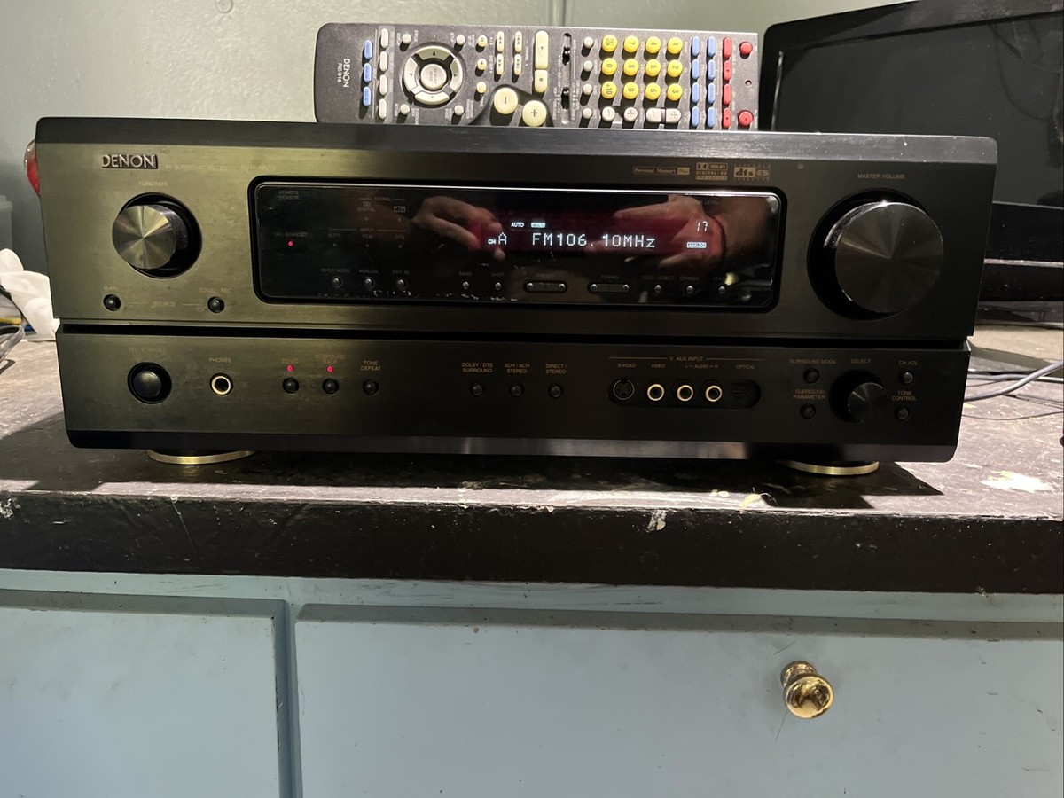 Denon AVR-1803 6.1ch Dolby DTS Surround AV Receiver With Working