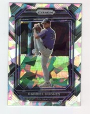 2023 Panini Prizm Baseball Gabriel Hughes RC Cracked Ice #152 Colorado Rockies