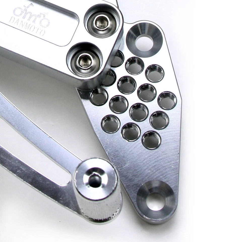 Juegos traseros Suzuki B-King 1300 plateados Danmoto FR74 Foto 2 de 4