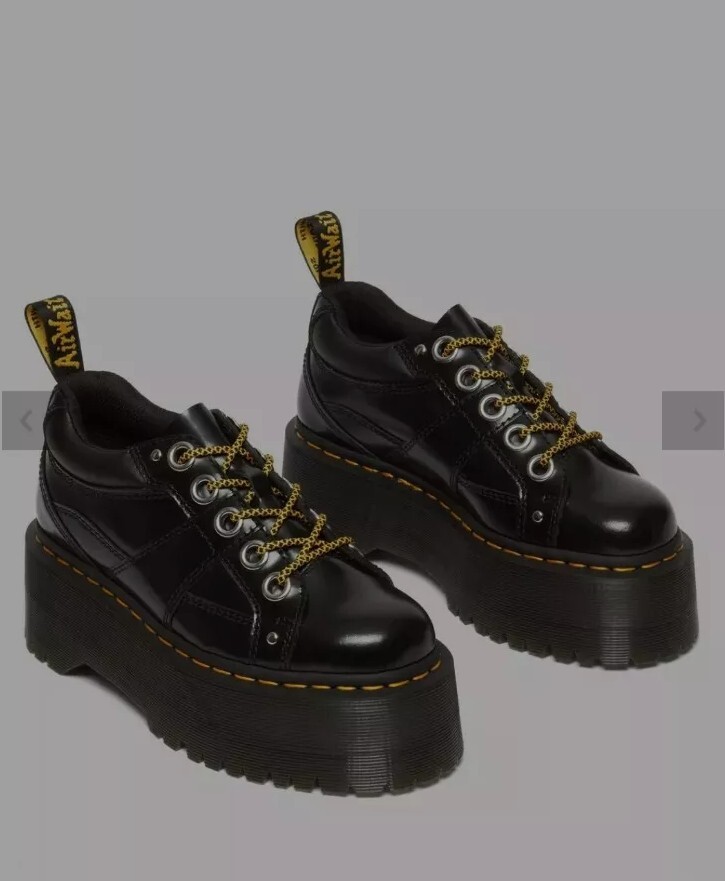 Dr Martens quad max core flat shoes in black Genuine Uk Size