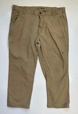 Carhartt Rugged Flex Relaxed Fit Canvas Work Pant 42x30 Beige 102291-253