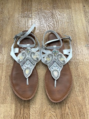 jeweled sandals size 12