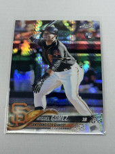 2018 TOPPS CHROME BASEBALL MIGUEL GOMEZ 13 SAN FRANCISCO GIANTS PRISM