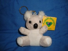 Koala Bear Aussie Beanies Collectables Plush Beans Keychain 3.5" tall W/Tags