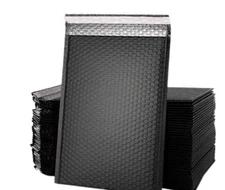 Small 20 Piece Black Bubble Mailers 4.33x5.12