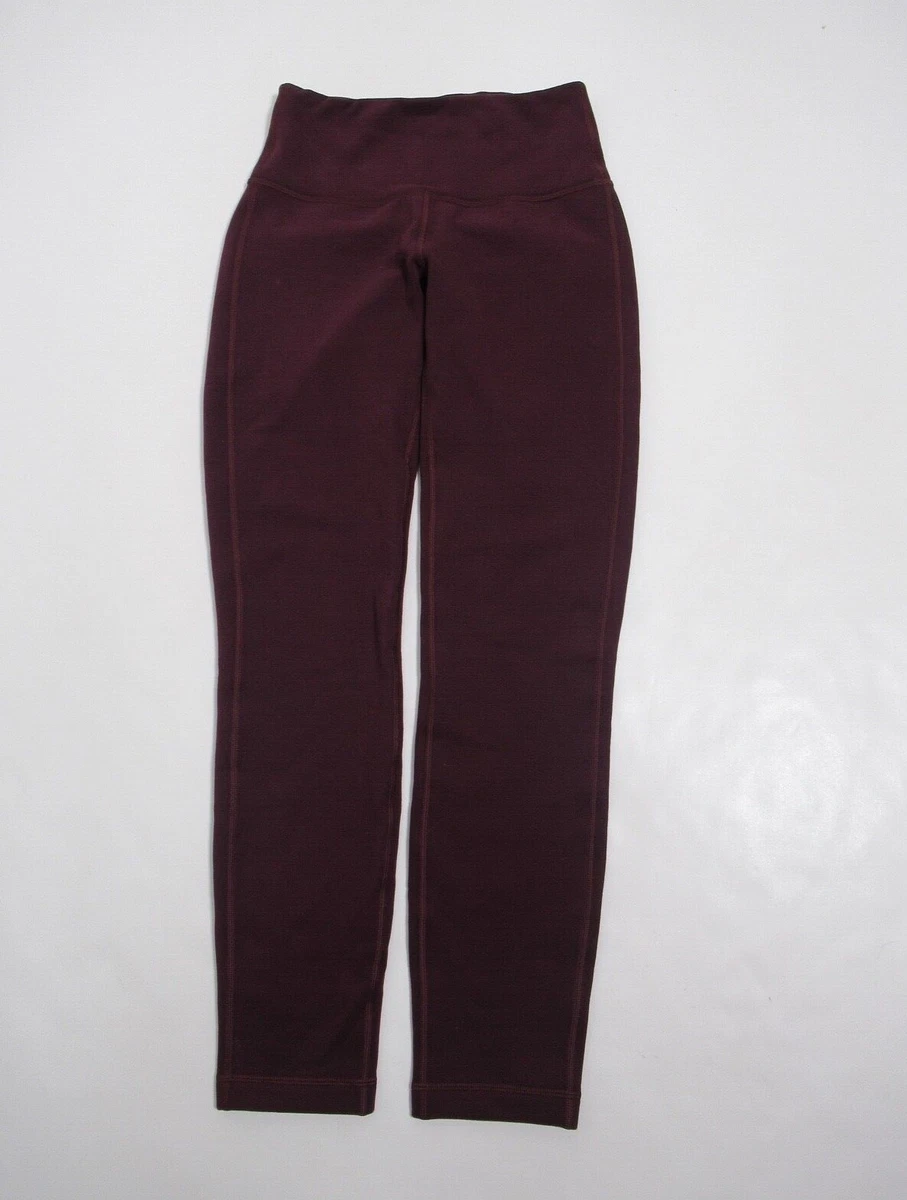 Lululemon Women's Wunder Lounge Pant 28 *Updated Fit Dark Adobe Size 2  Fleece