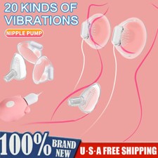 Women Sucking Vibrator Nipple Clit Sucker Dildo G-Spot Massager Adult Sex Toys