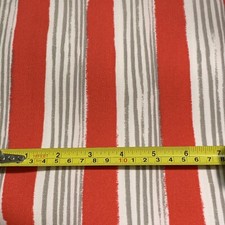 Indoor/Outdoor Upholstery Fabric Black with White Stripe Pattern - 78" x 54" — listing 6