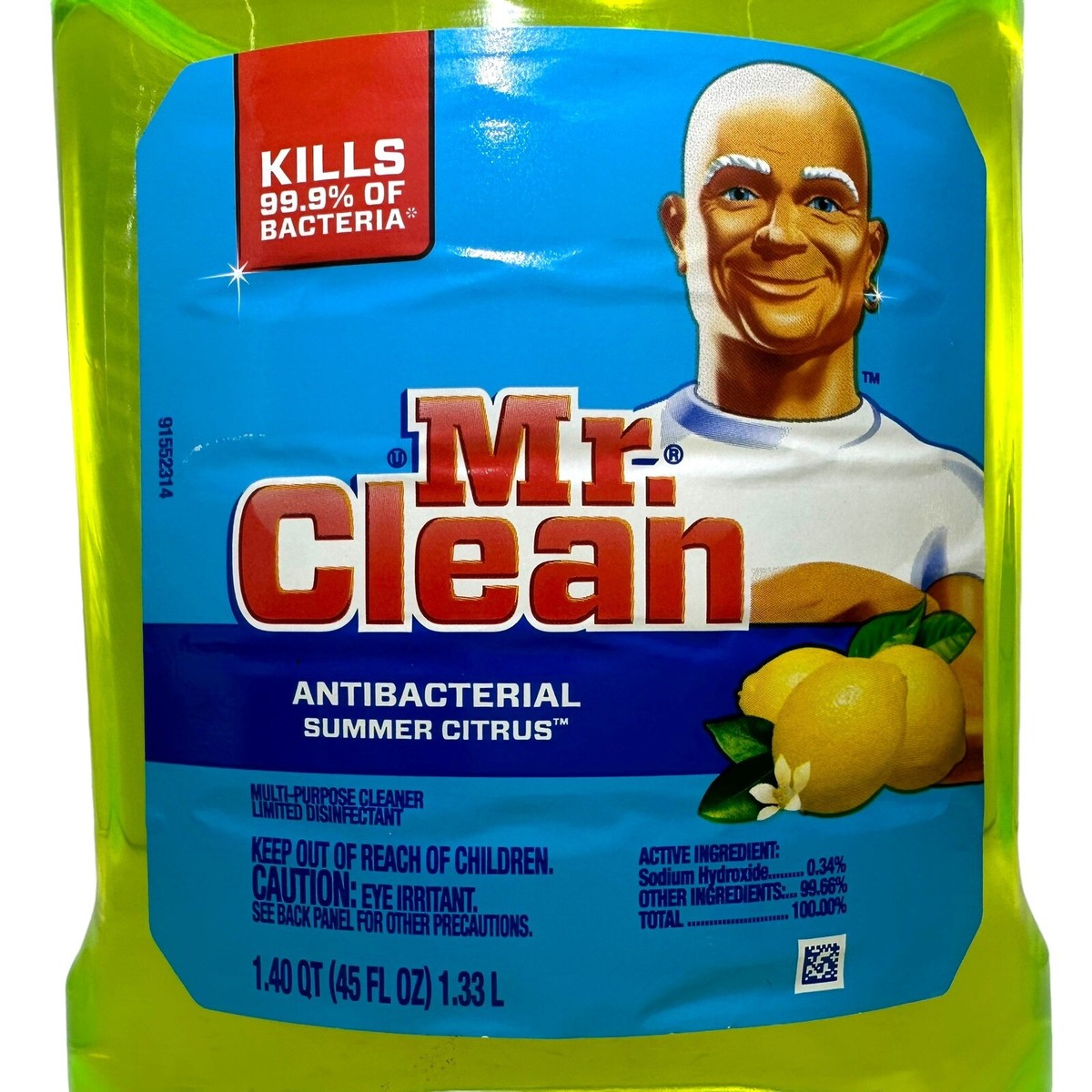Mr. Clean Antibacterial Multi-Purpose Cleaner Summer Citrus, 45 fl