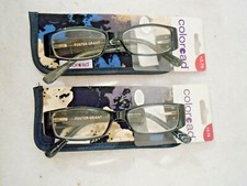 2 PAIRS Premium Foster Grant Coloread Sapphire Women's Reading Glasses-FAST SHIP