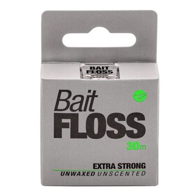 (0,22 /1m) Korda Unwaxed Bait Floss - 30m Bindfaden für Köder, Köderseide