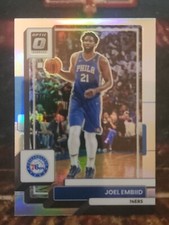 2022 Joel Embiid Optic Holo Silver #27/Air Defense Holo Silver #5 76ers