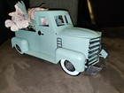 Vintage Metal Farmhouse Truck w/ Autumn Pumpkin Harvest Rustic Tabletop Decor! — photo 1