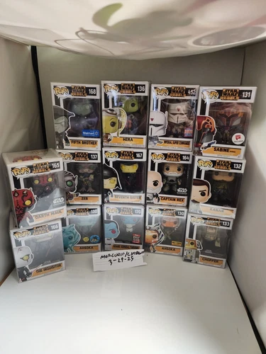 Star Wars Rebels 14 funko lot Thrawn 130 131 132 136 137 164 165 166 167 168 170