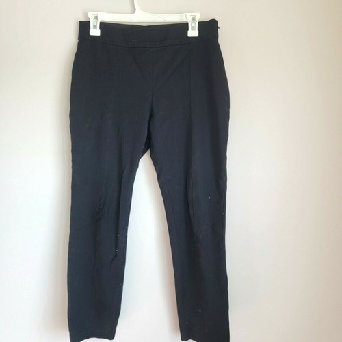 Pantalones negros para mujer señora talla 8 elásticos pantalones de vestir marca ""Un nuevo día |