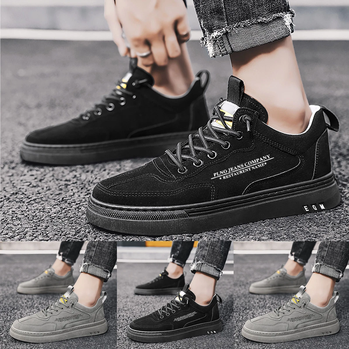 Sport Shoes For Men Fashion Casual Leather Driving Shoes for Men Casual Comfort