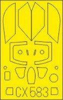 MW22 Eduard CX583 MIG-21PFM 1/72 Mask For Eduard