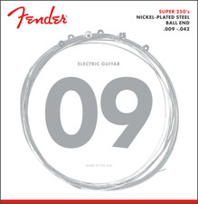 Fender Super 250L Nickel-Plated Steel Electric Guitar Strings Set - LIGHT 9-42