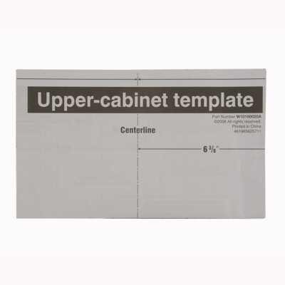 OEM Whirlpool W10190018 Microwave Template 1546967 AH2362798 EA2362798 ...