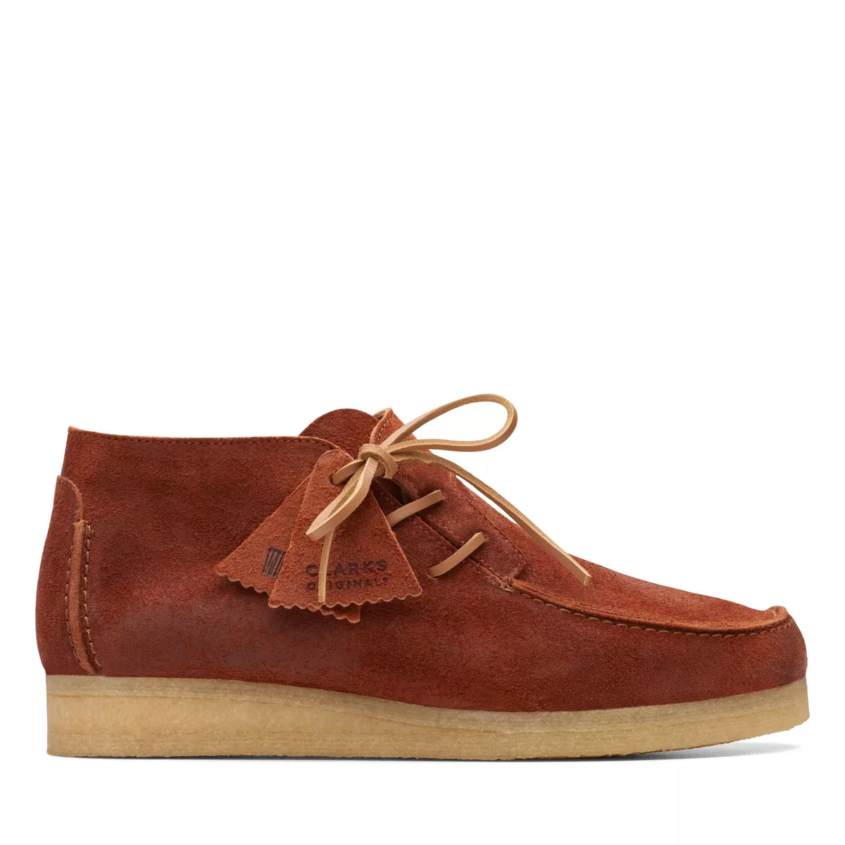 Clarks wallabee top nut brown
