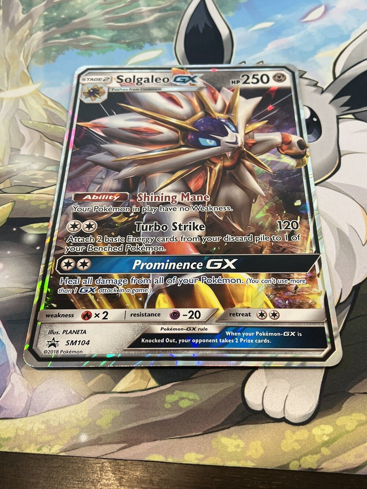 Lunala GX - SM103 (SM Black Star Promo) - Jumbo Cards - Pokemon