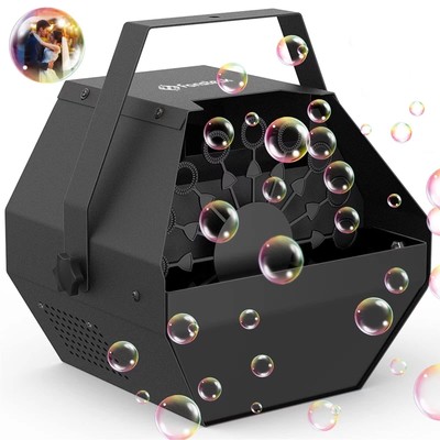Parties Bubble Machine Durable Metal Bubble Machine Upgraded Quiet Motor Portabl