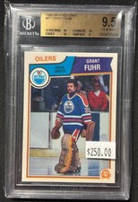 1983-84 O-Pee-Chee BGS GEM MINT 9.5 Grant Fuhr POP 11 #27 Edmonton Oilers NHL