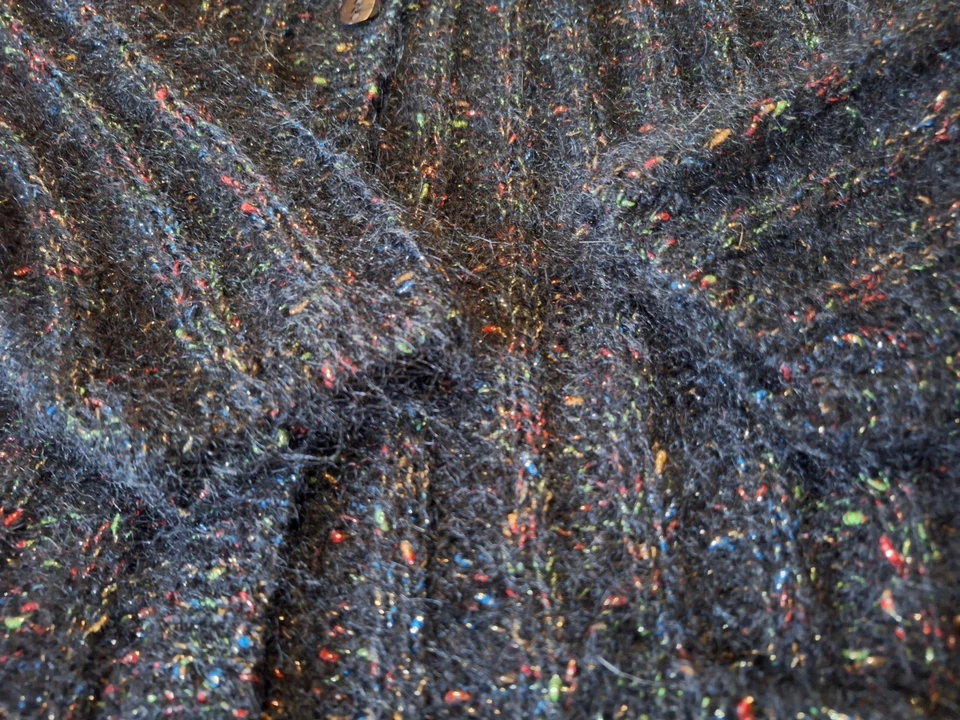 Cárdigan vintage Carducci mezcla mohair confeti metálico mediano Foto 4 de 4