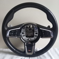 JAGUAR F-PACE S X761 HEATED LEATHER STEERING WHEEL 2015-2020 HK8M-3F563-CA8PVJ