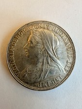 1899 Florin (925 Silver) Almost Uncirculated/extremely Fine