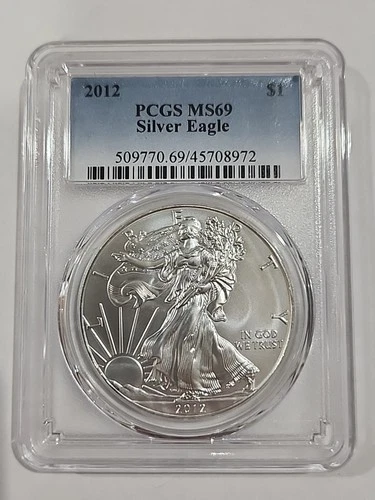 2012 Silver American Eagle MS-69 PCGS