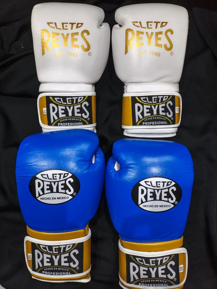 2 Cleto Reyes Blue & White Strap Type Proffesional Sparring Boxing