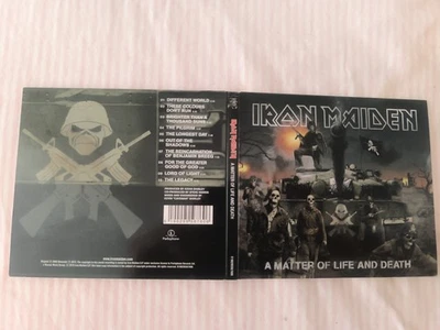 IRON MAIDEN-A MATTER OF LIFE AND DEATH-ALBUM CD DIGIPACK  - Photo 1/2